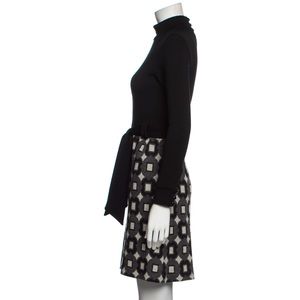 Milly Mock Neck Sweater Dress